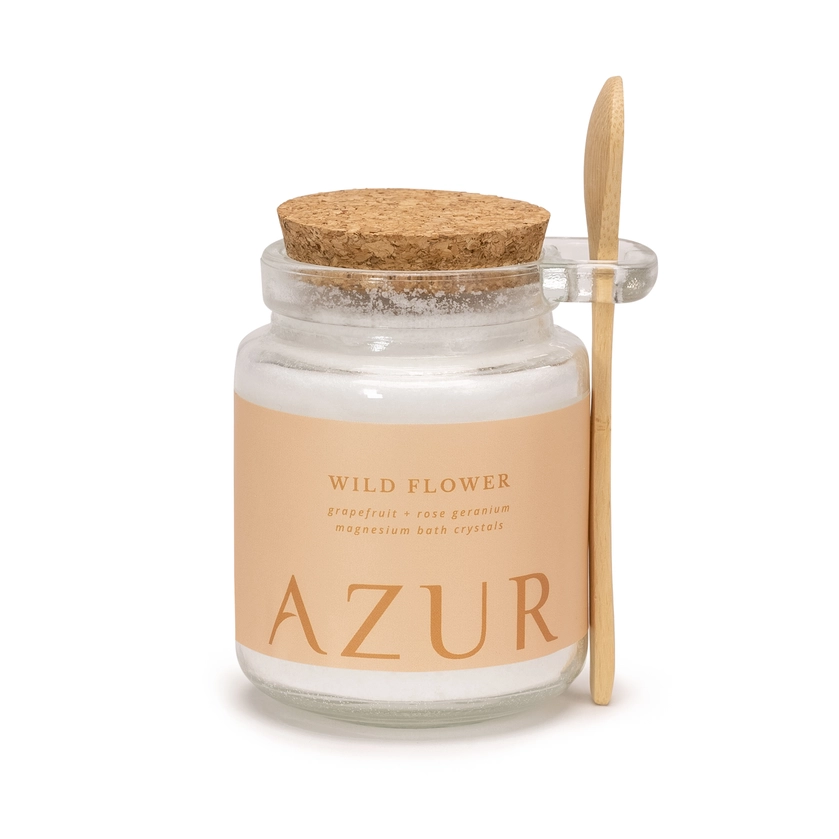 Sels de bain | Magnésium | Fleurs sauvages, 240 g 