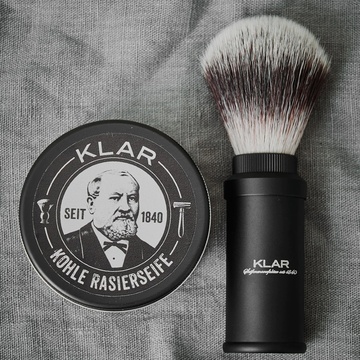 Rasierseife Aktivkohle (palmölfrei) 110g