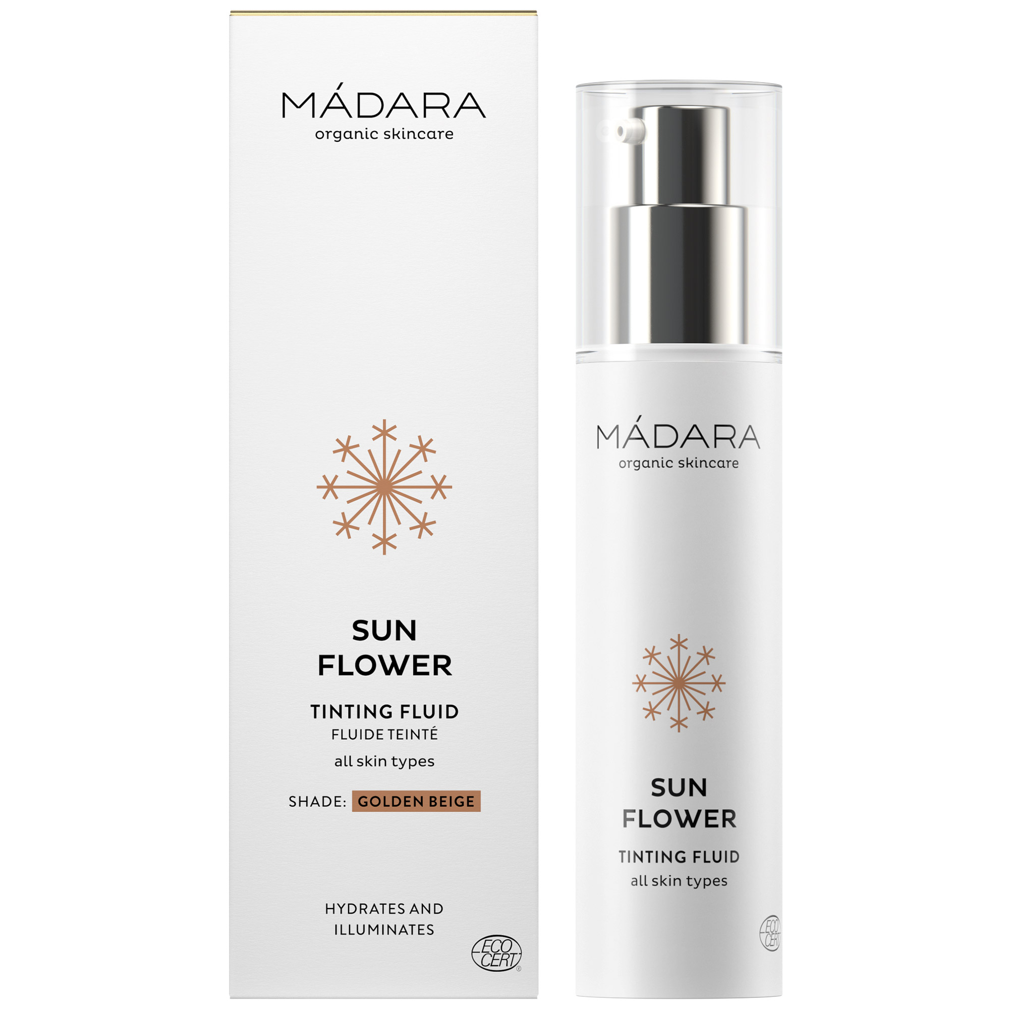 Sun Flower Tönendes Fluid Golden Beige, 50ml