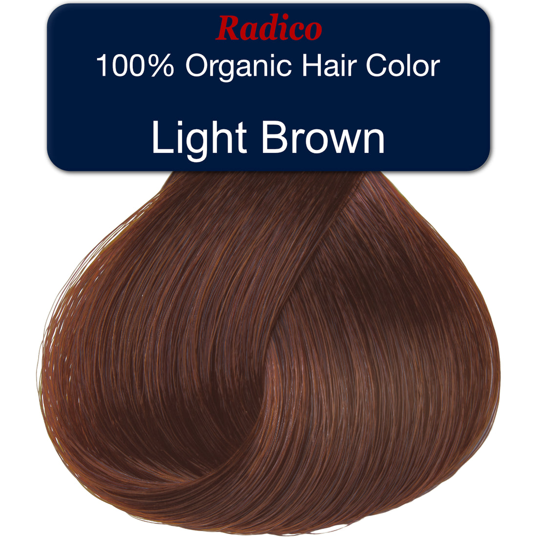 Light-Brown Pflanzenhaarfarbe Hellbraun, 100g