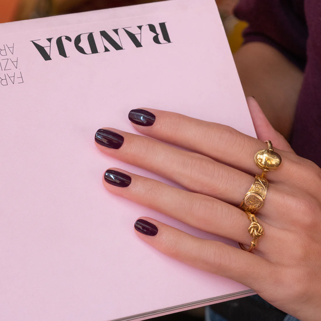 AUBERGINE Green Nagellack