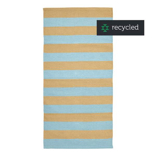 Badematte SIESTA, beige/türkis, 60 x 90cm