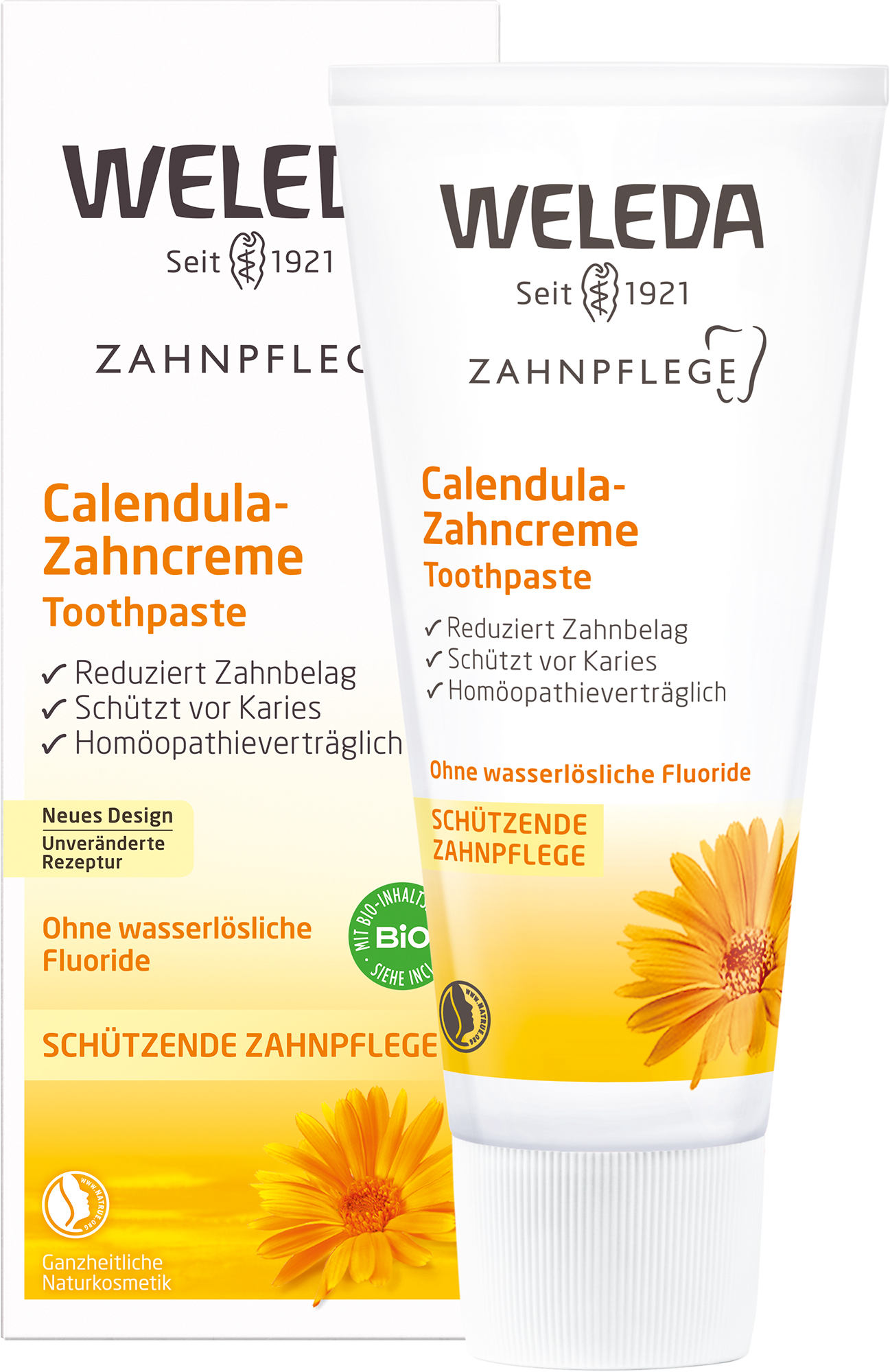 Calendula-Zahncreme, 75 ml Calendula-Zahncreme, 75 ml