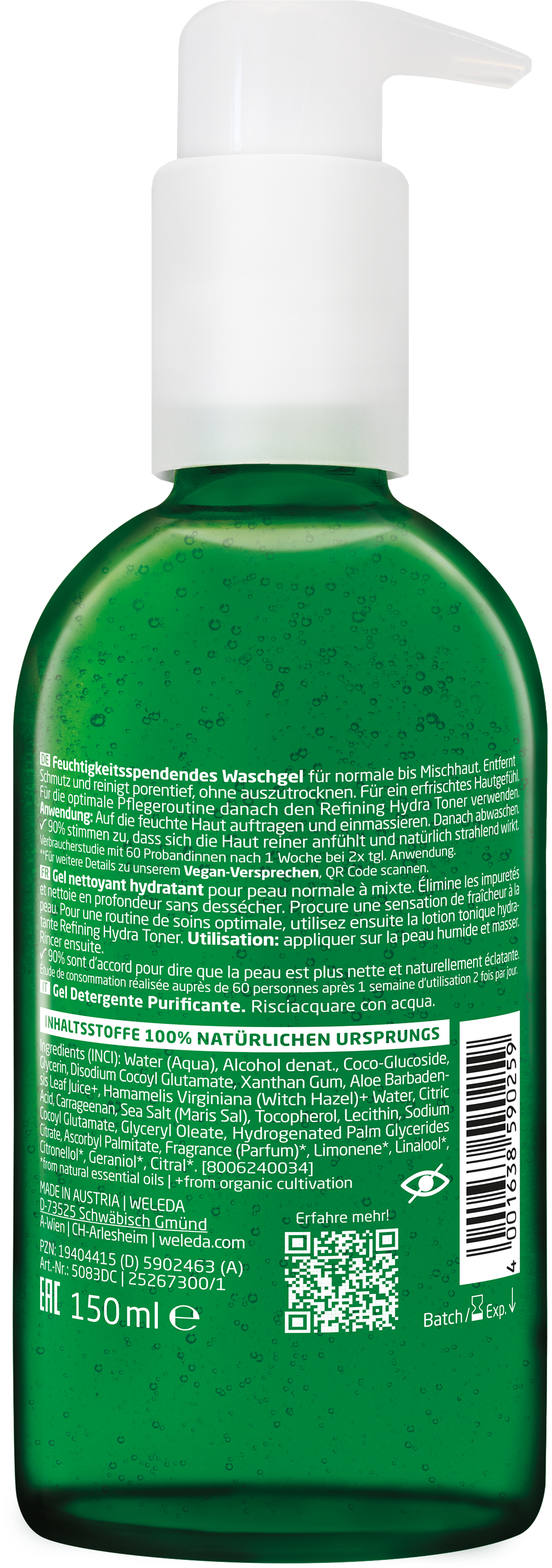 Clarifying wash gel, 100 ml