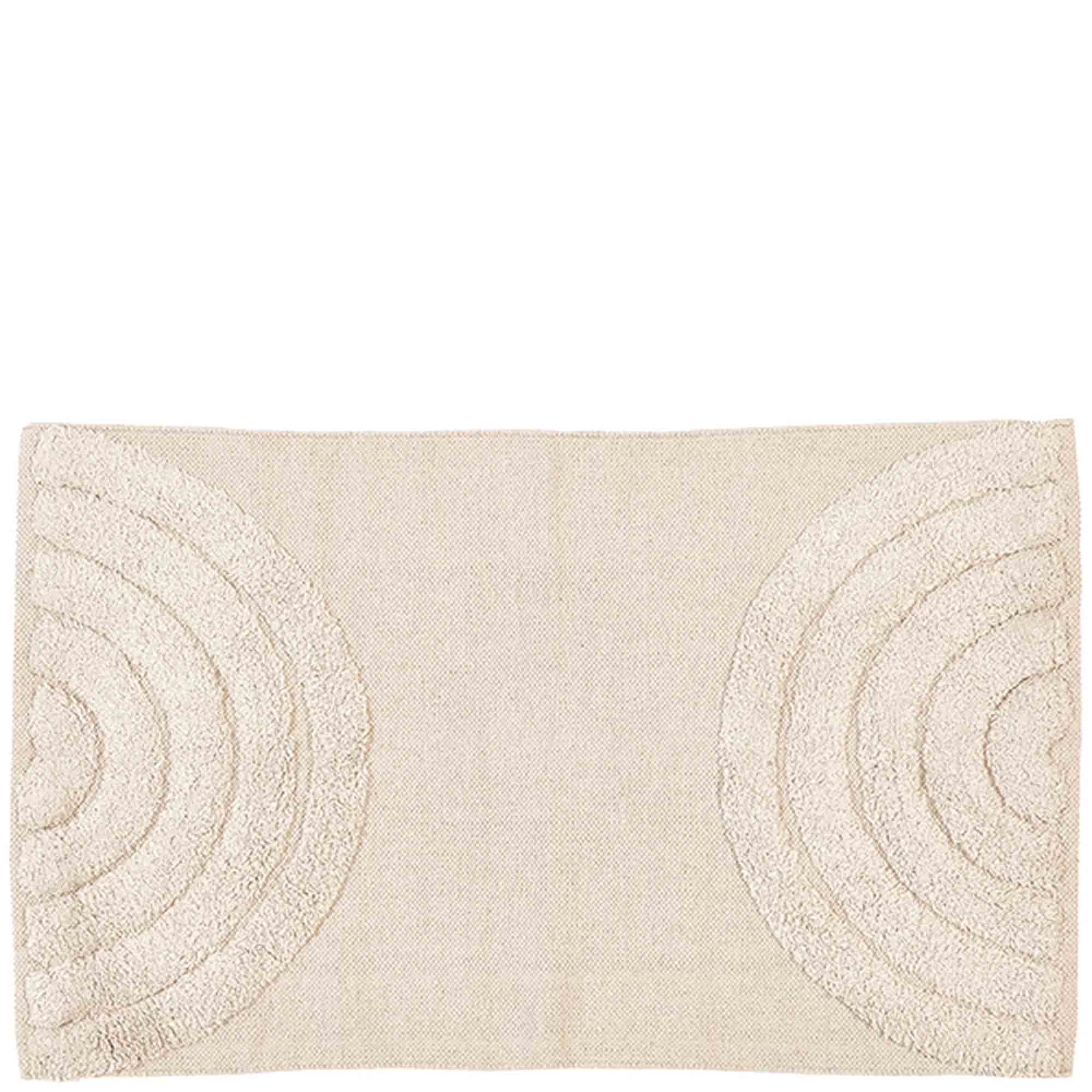 A12227 Baumwollteppich RAINBOW, natural, Oekotex, 60x90cm