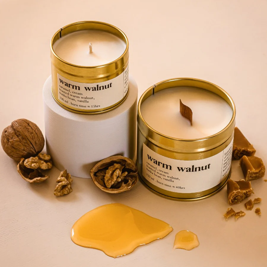 Duftkerze Warm Walnut