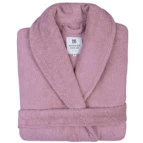 rosa-bademantel Bademantel Frottee altrosa, S