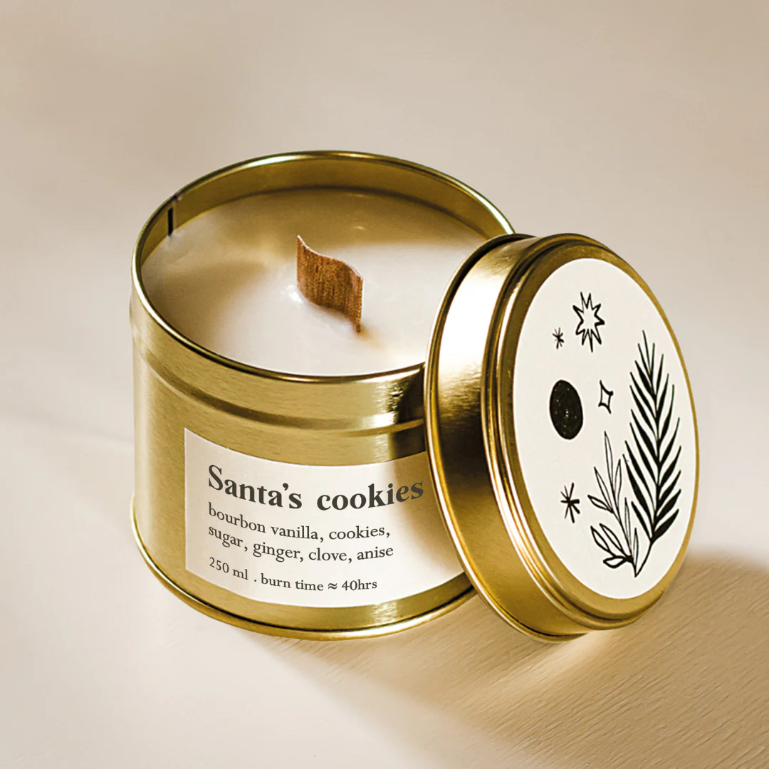 Scented candle Santa's Cookies