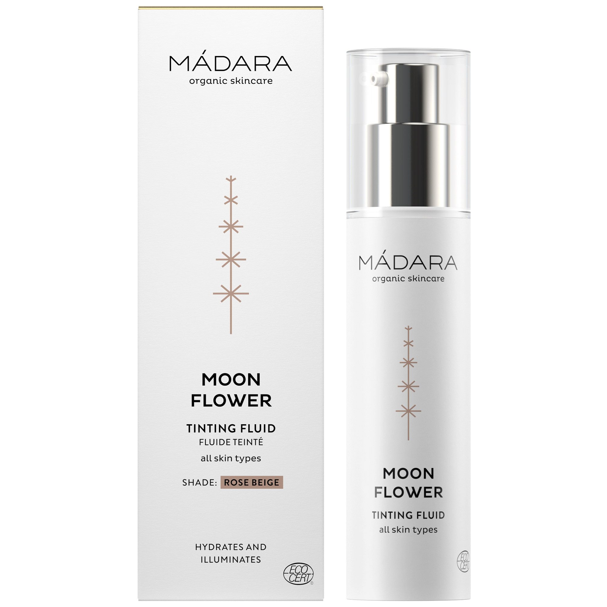 Moon Flower Tönendes Fluid Rose Beige, 50ml
