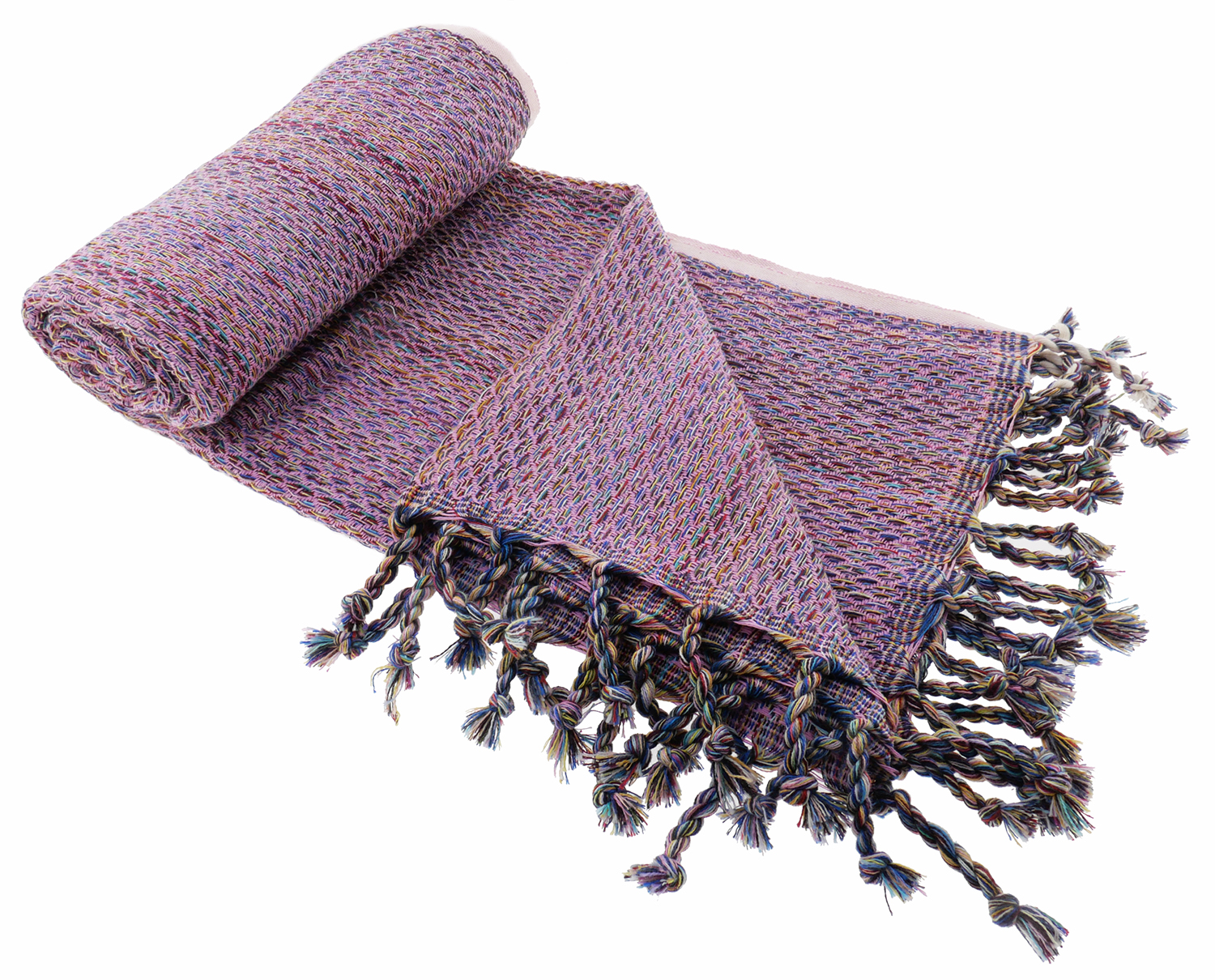Hamam Badetuch Multicolour rosa