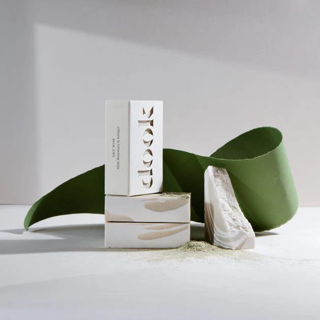 Salt soap Mint/Rosemary/Juniper, 120g