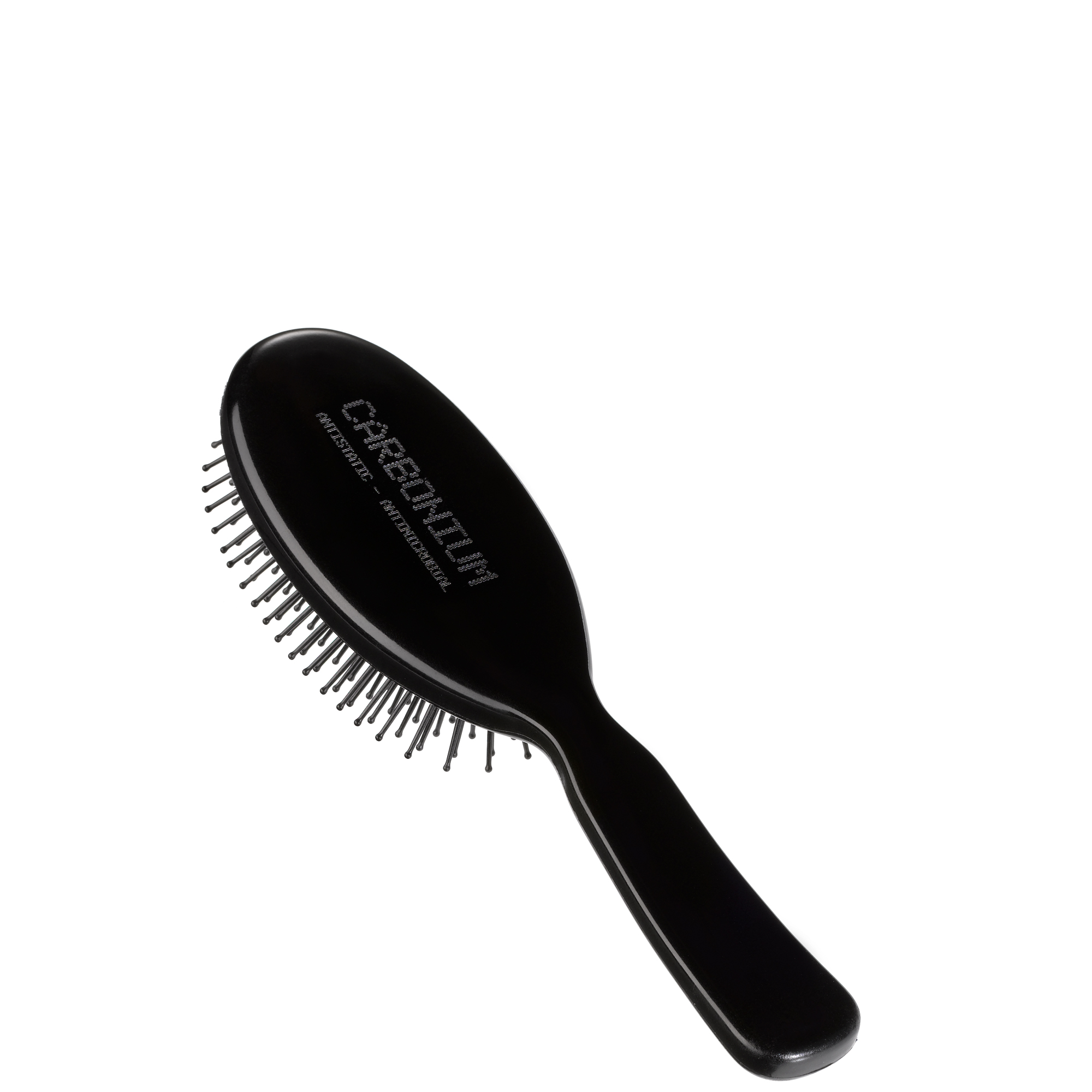 hair-brush-carbonium-anti-static-silver-ions-pins-6350CA-acca-kappa Pneumatische Haarbürste Carbonium oval