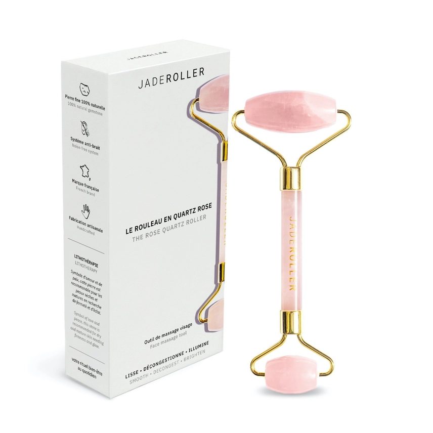 Jade roller rose quartz