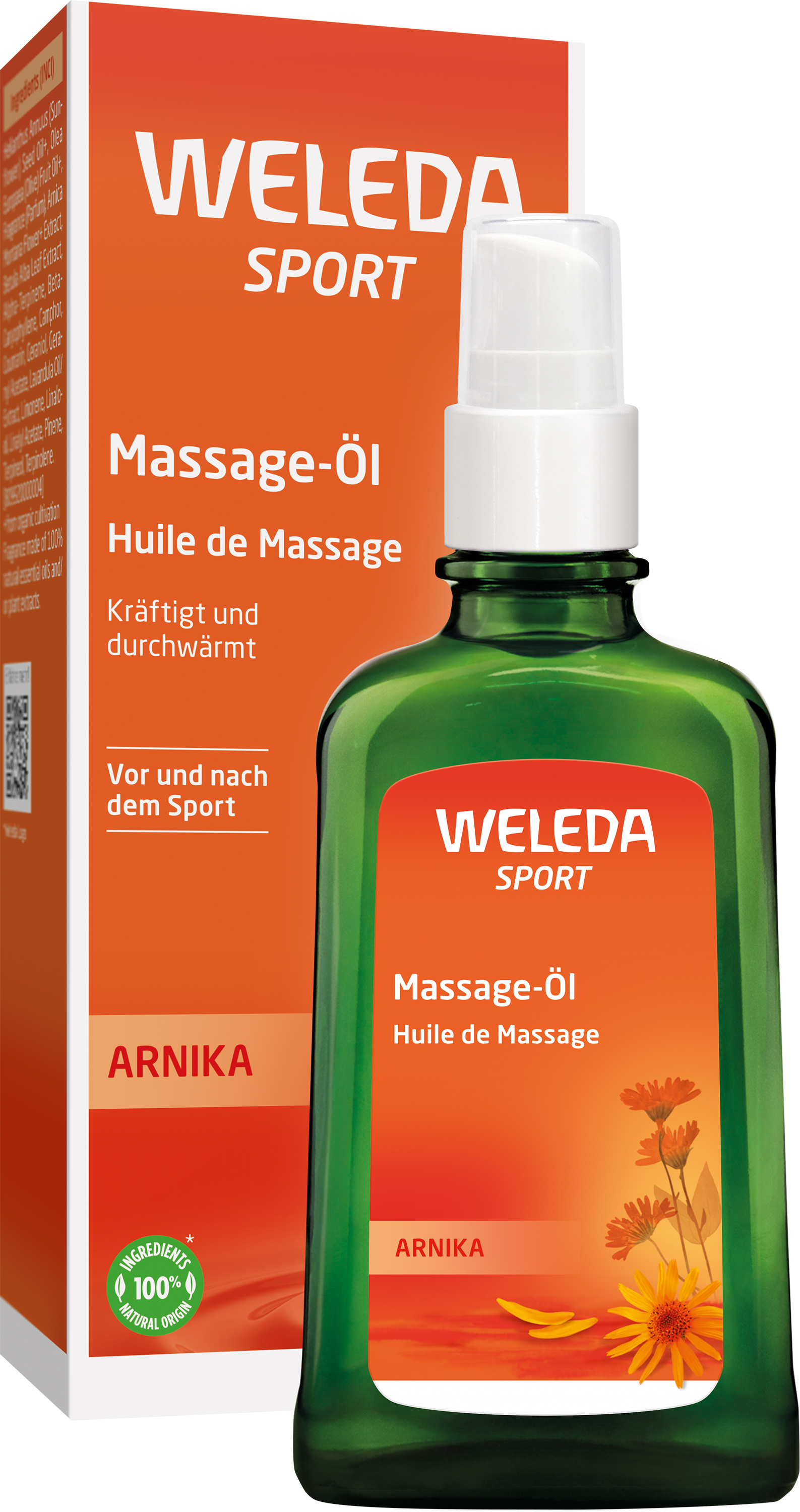 Massageöl mit Arnika, 100 ml