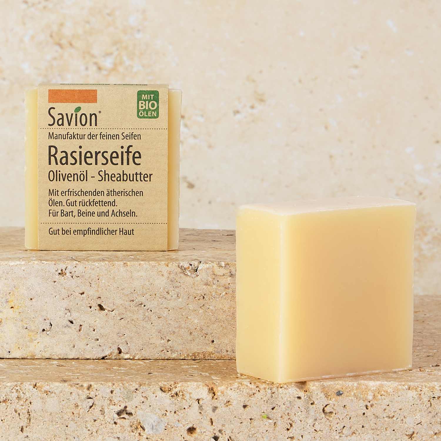 Rasierseife Olive Shea, 50 g