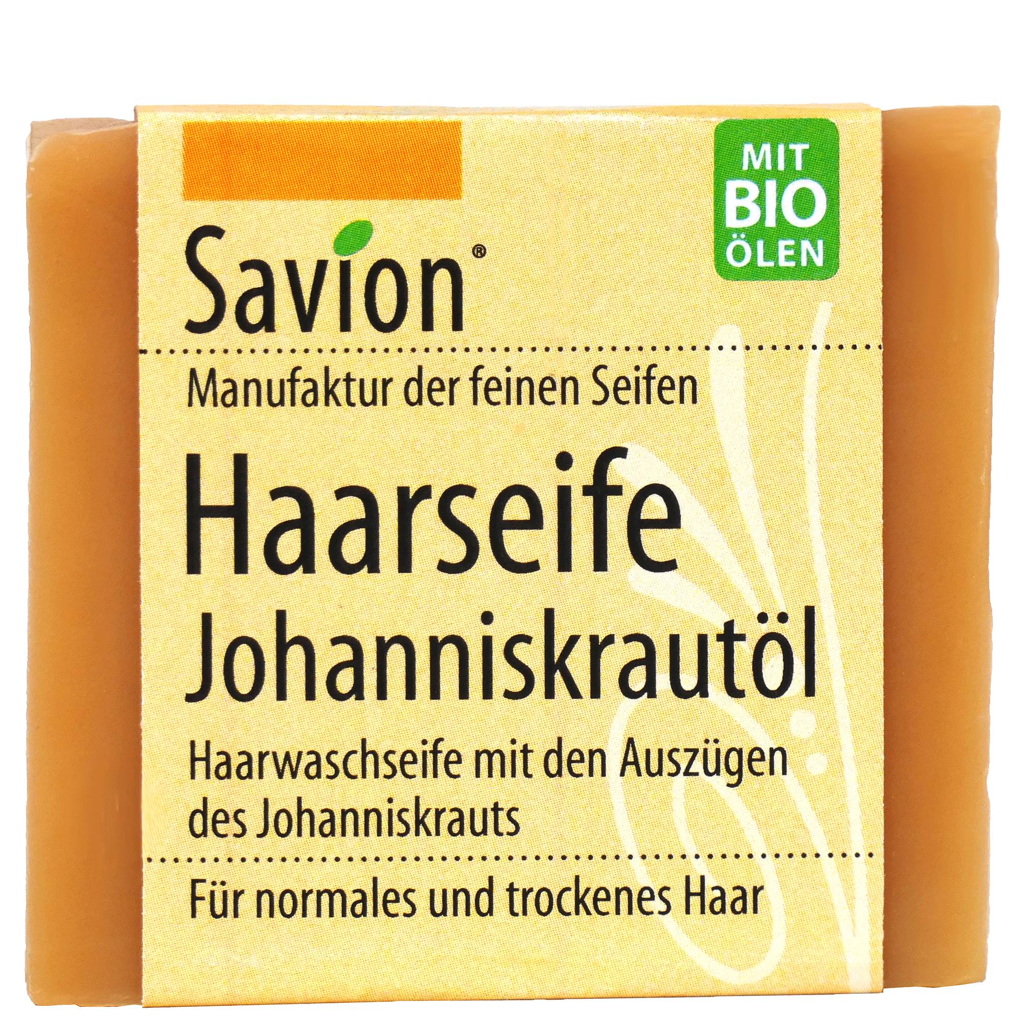 haarseife-johanniskrautoel-85g-savion-1 Haarseife-Johanniskrautoel-85g