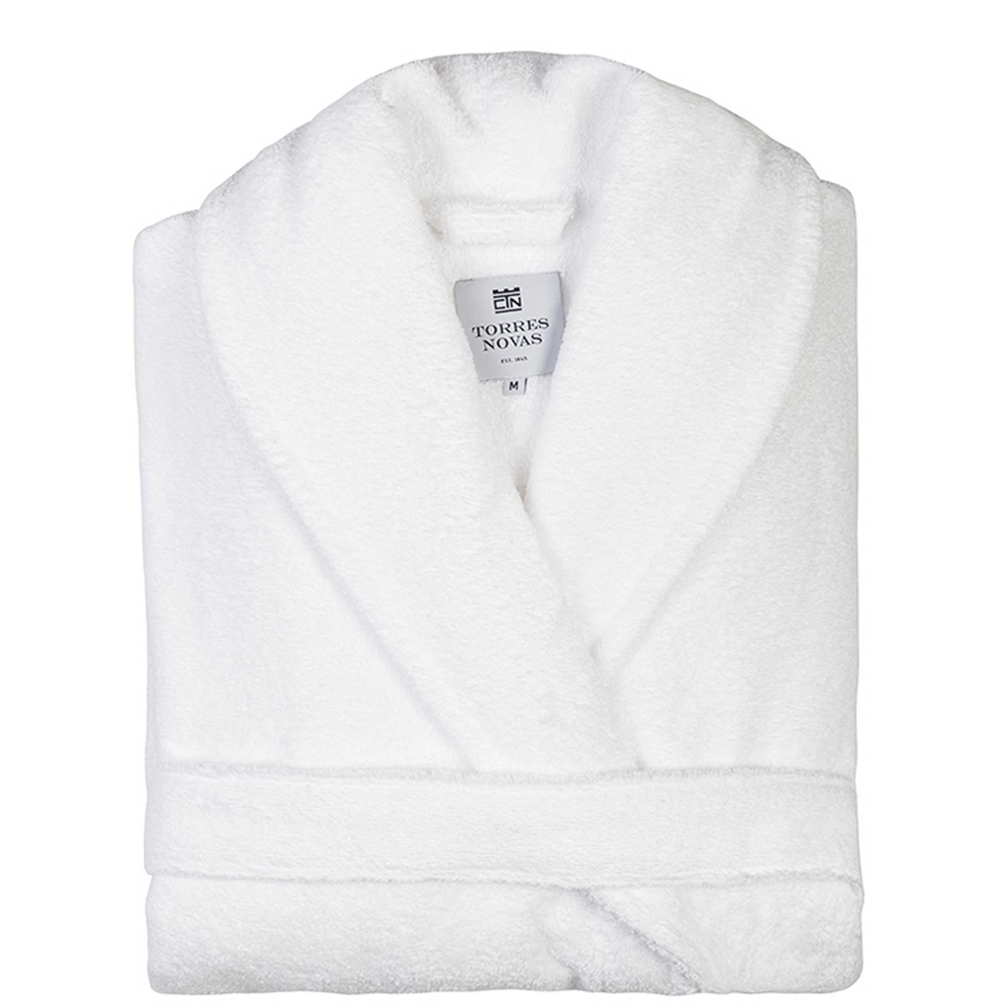 Roupao-turco-Torres-Novas-branco Bademantel Frottee weiß, S