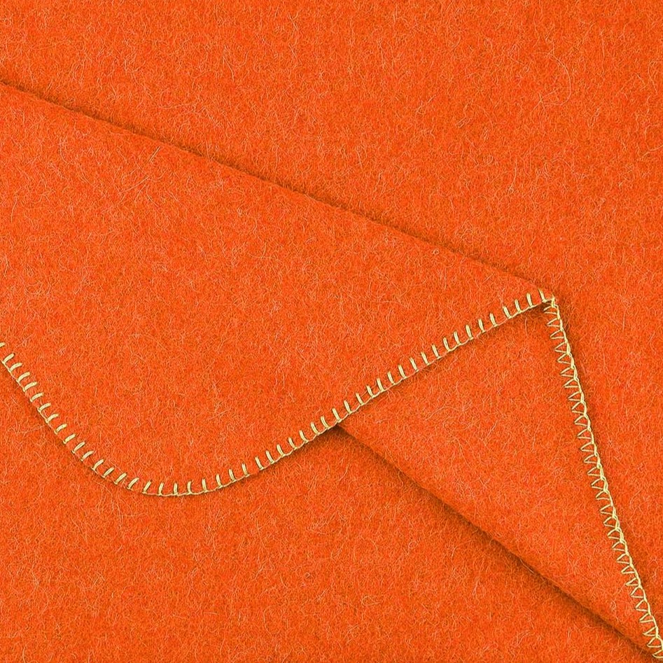 mandarin-cropped Wolldecke Merino/Alpaka Mandarin