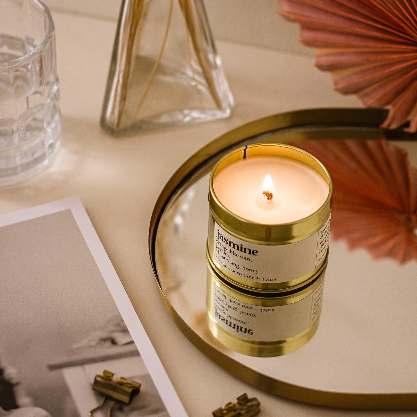 Jasmine scented candle 250ml