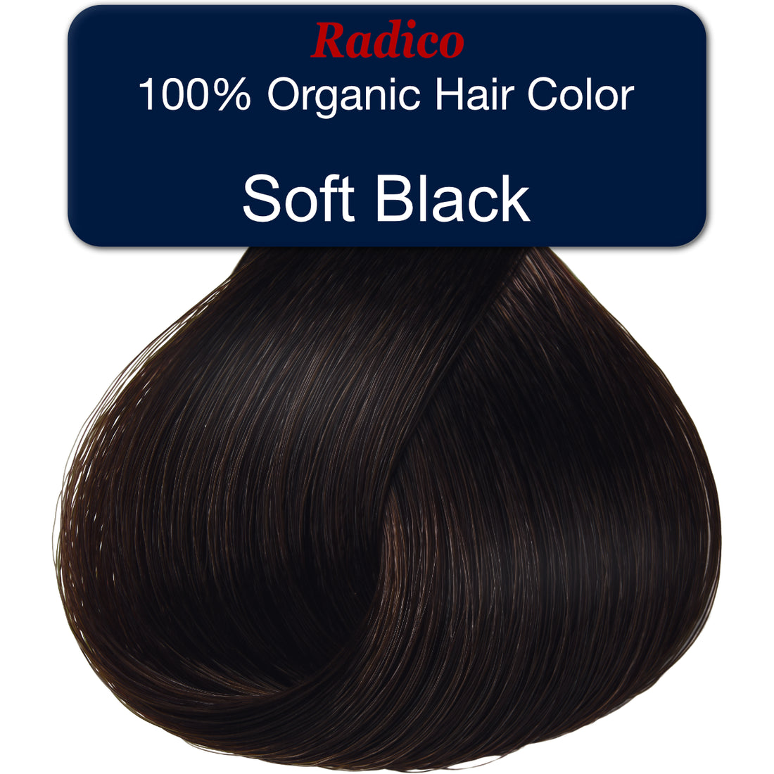 Pflanzenhaarfarbe Weiches Schwarz 100 g