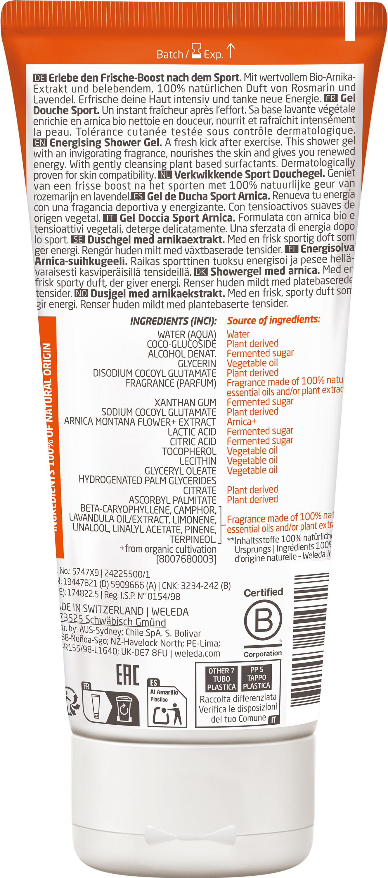 Arnika Sport Frische-Kick Duschgel 200 ml