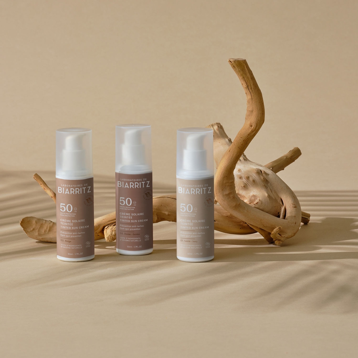 Sonnencreme elfenbein getönt LSF 50, 50ml