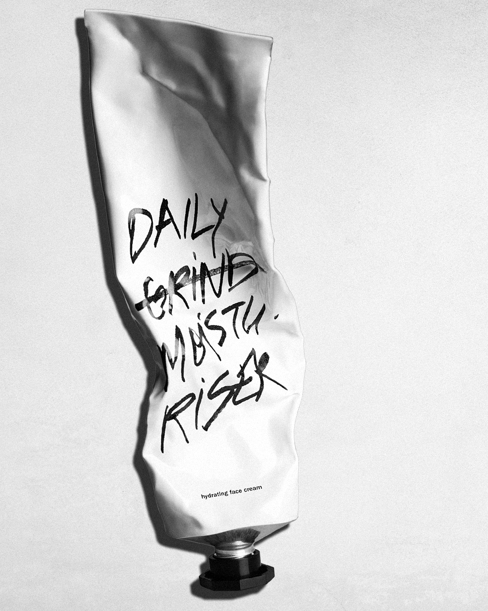 crumpled
