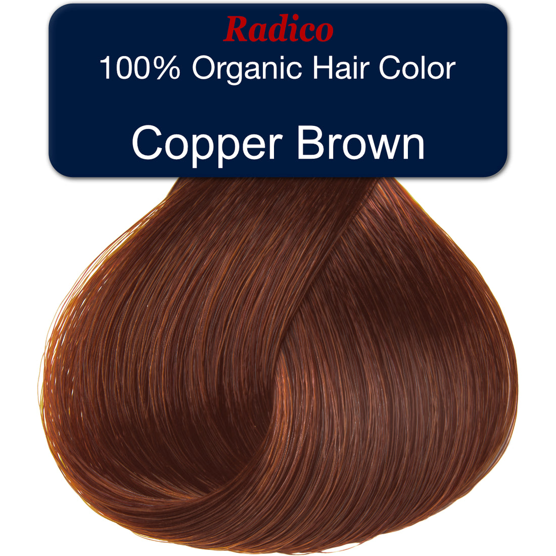 Copper-Brown Pflanzenhaarfarbe Kupferbraun, 100g