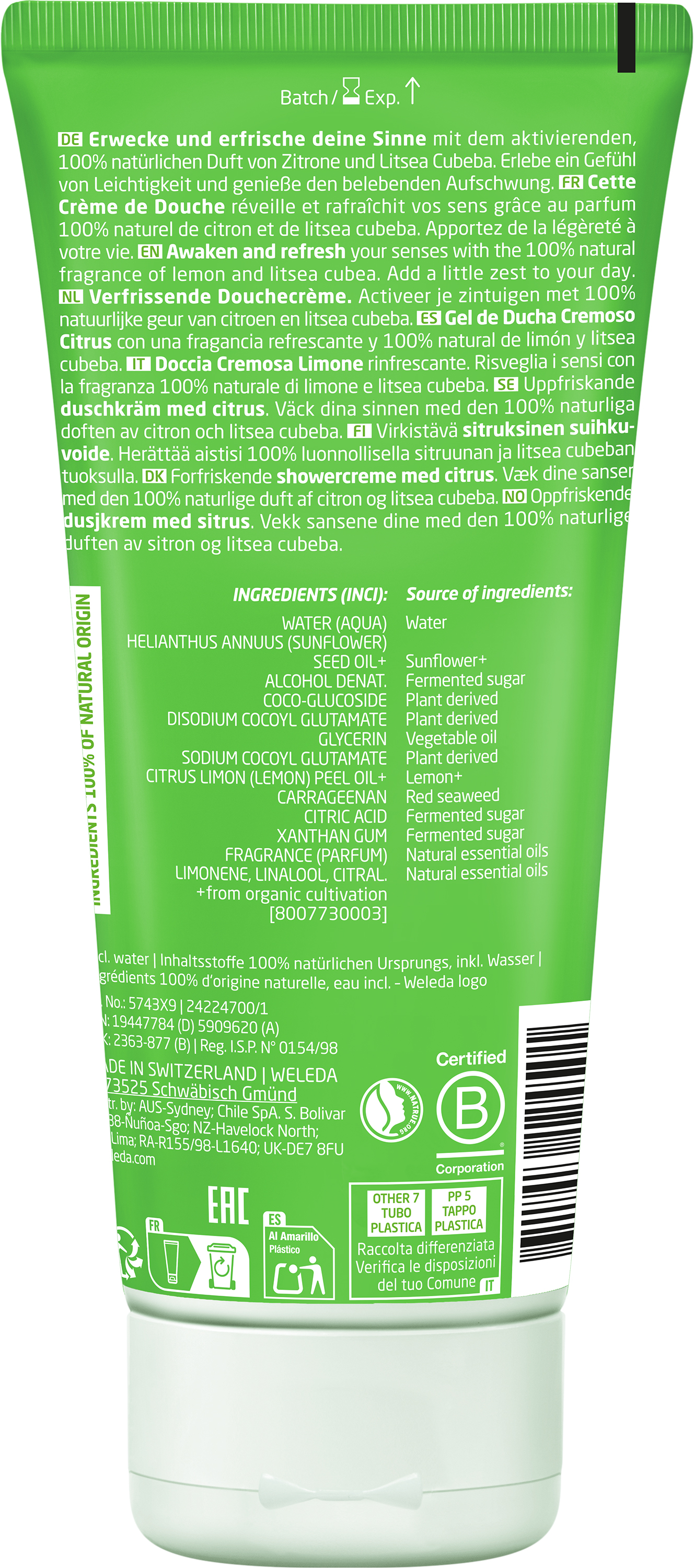 Citrus Refresh Erfrischungsdusche 200 ml