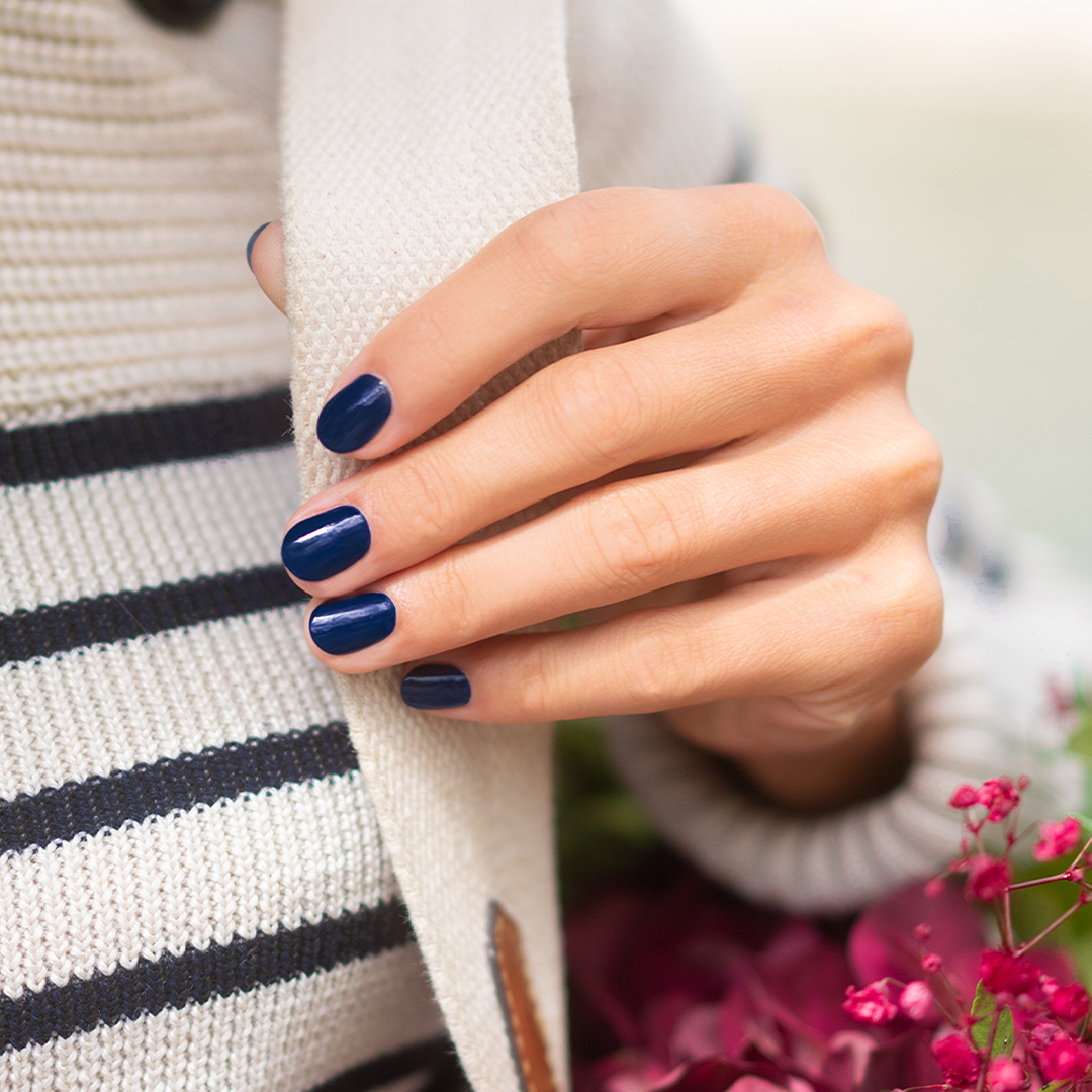 NAVY BLUE Green Nagellack