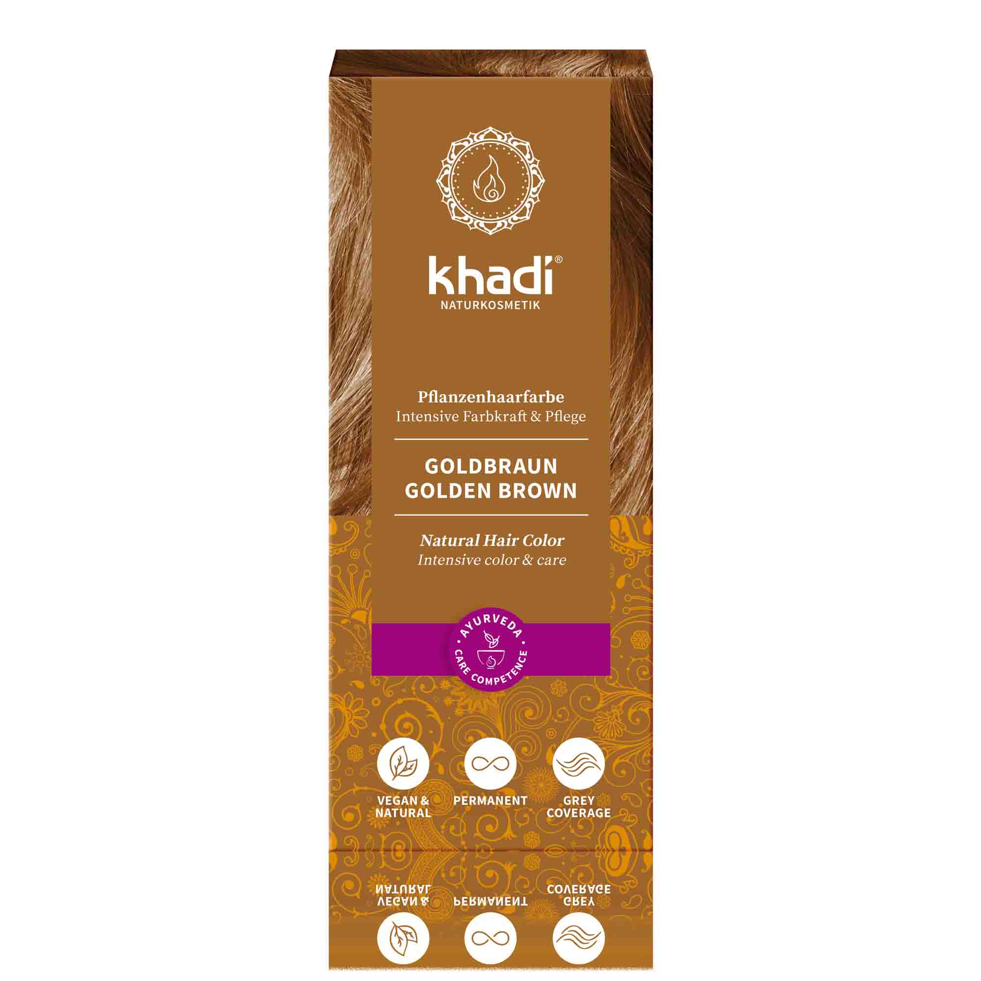 khadi-pflanzenhaarfarbe-goldbraun-12597-kh-phf-15-de Pflanzenhaarfarbe Goldbraun, 100 g