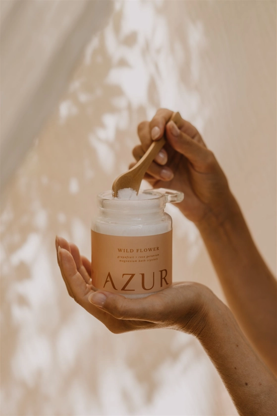 Sels de bain | Magnésium | Fleurs sauvages, 240 g 