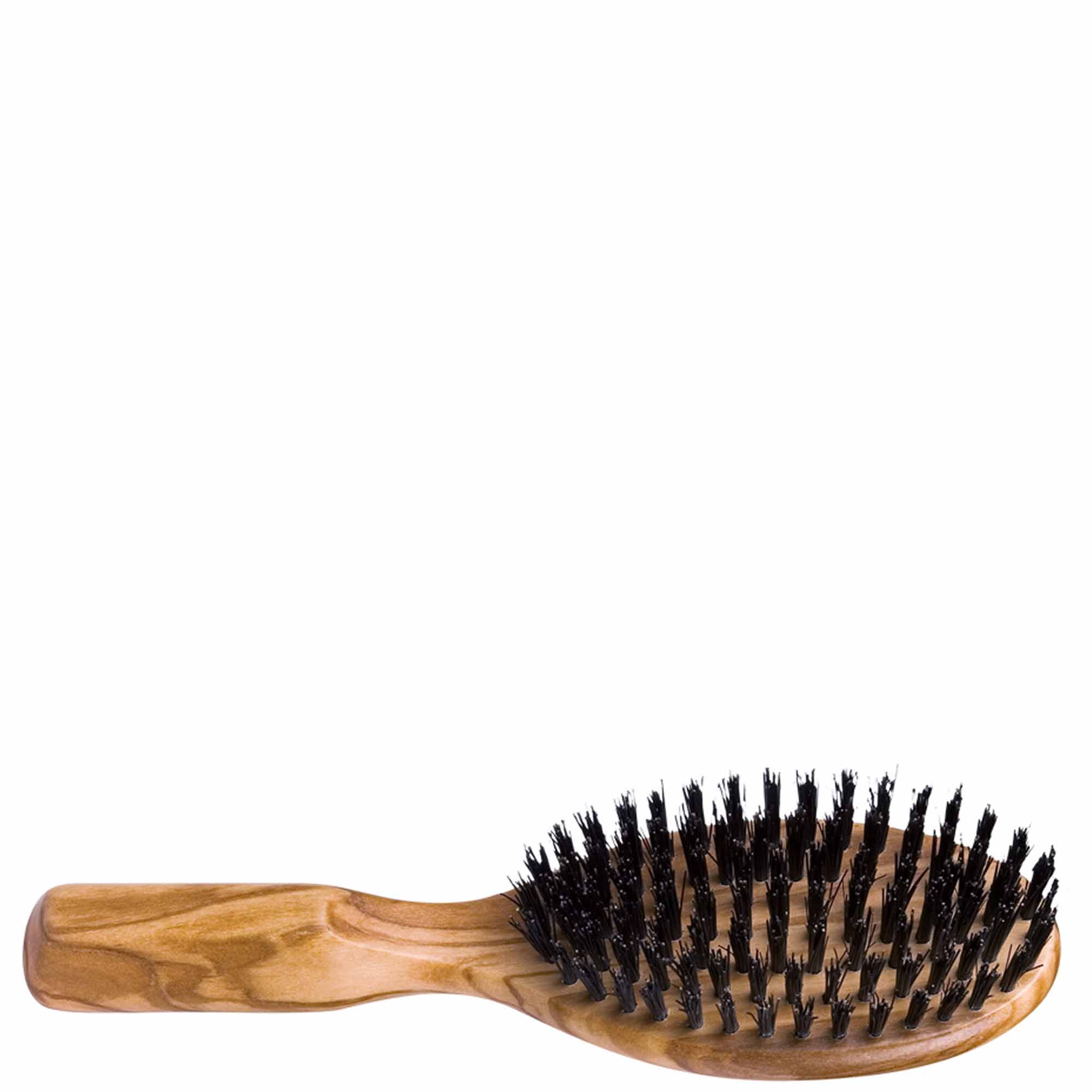 721207_142494 Olivenholz-Taschenhaarbürste mit 7 Reihen