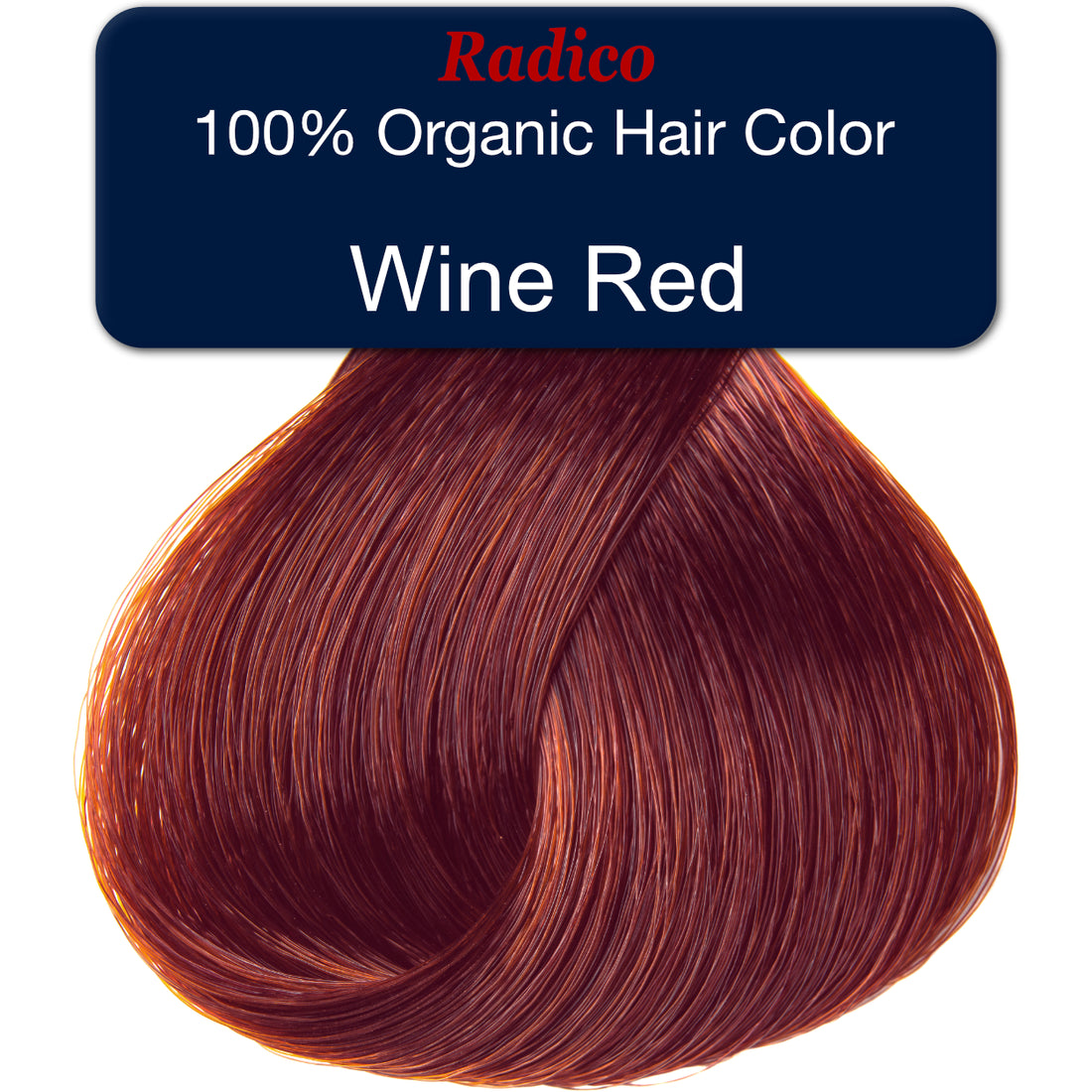 Pflanzenhaarfarbe Weinrot, 100g