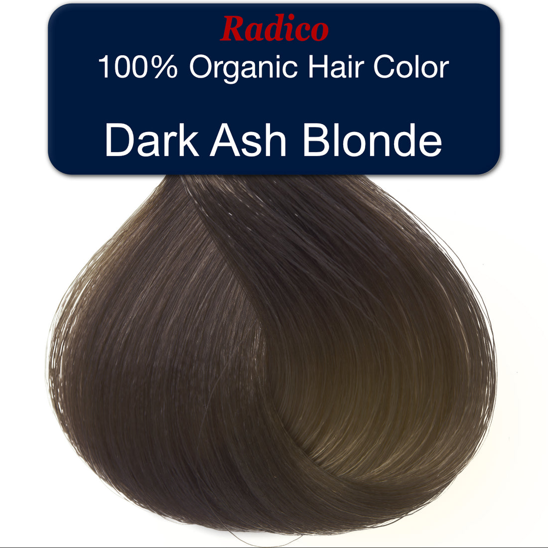 Dark-Ash-Blonde Pflanzenhaarfarbe Dunkles Aschblond, 100g