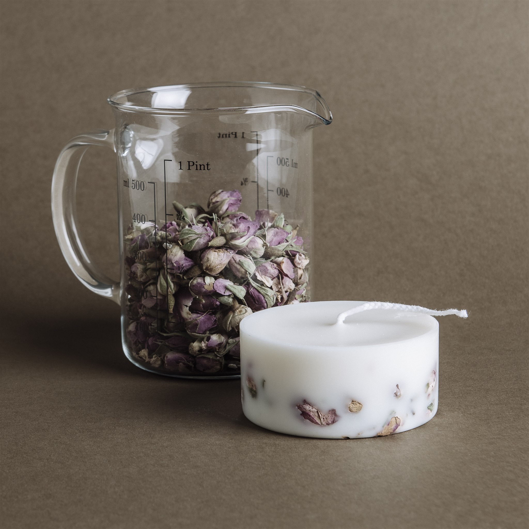 Rose-mini-pillar-candle_3 Sojawachskerze "Rose" 220ml