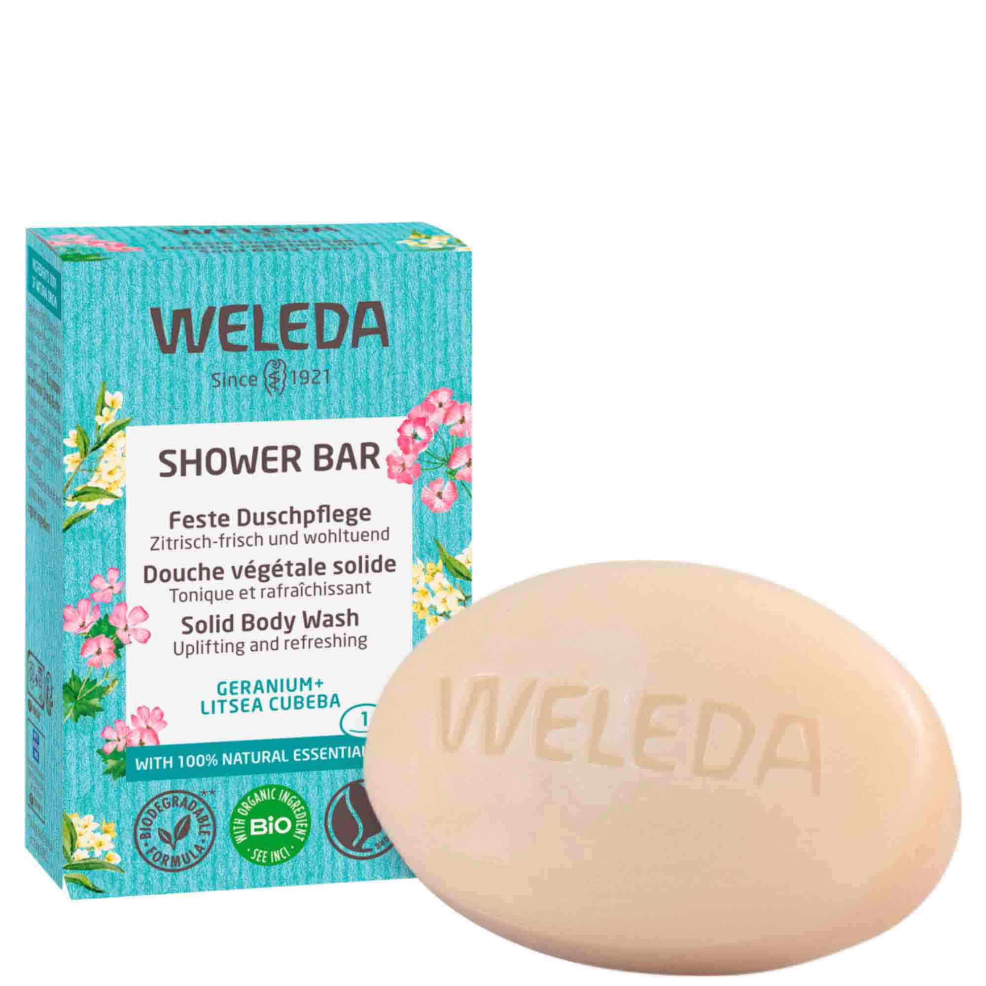 Shower Bar Geranium Litsea, 75 g