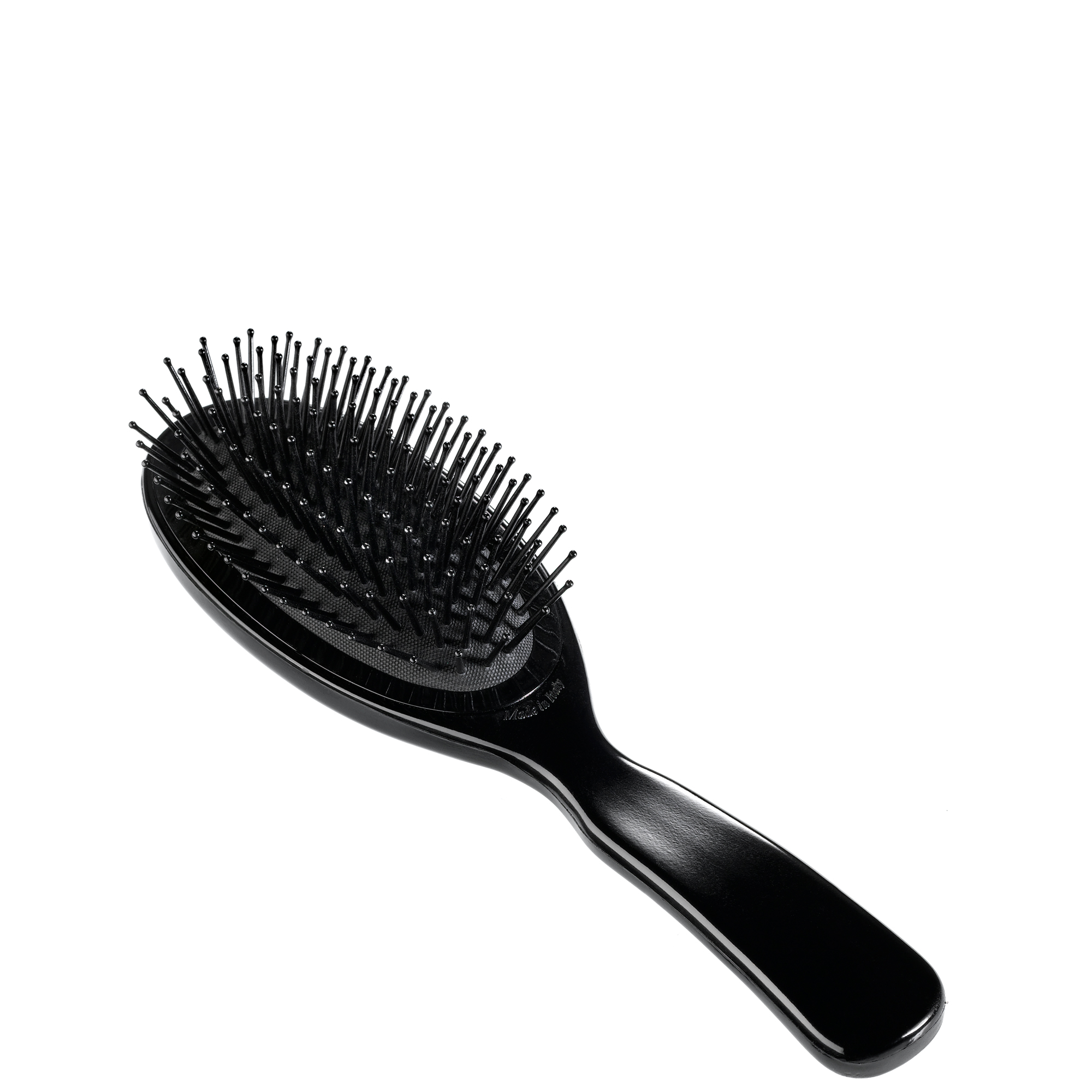 hair-brush-carbonium-anti-static-silver-ions-pins-6350CA-acca-kappa Pneumatische Haarbürste Carbonium oval