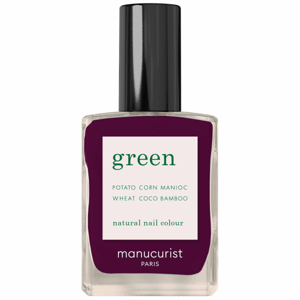 AUBERGINE Green nail polish