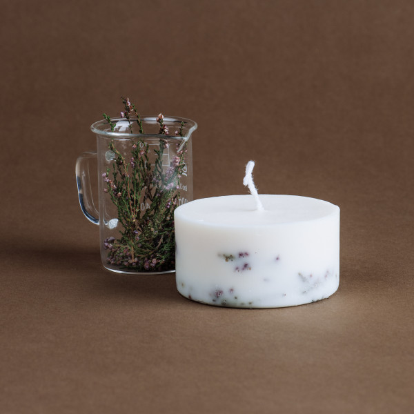 Soy wax candle "Heather" 220ml