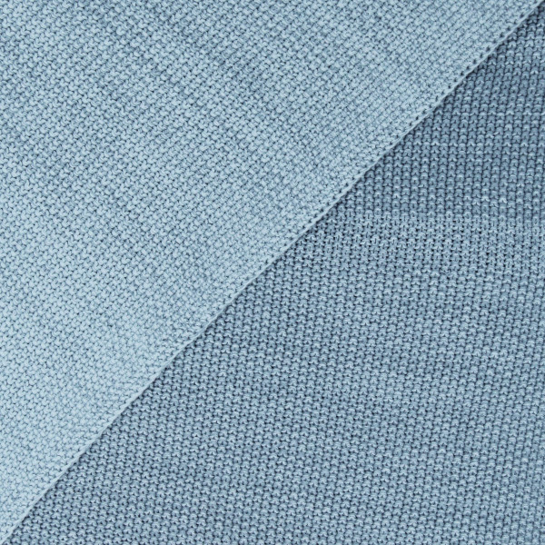 Cotton blanket fine knit sky blue 130cm x 170cm