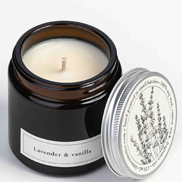 Bougie parfumée Lavender & Vanilla, 120ml