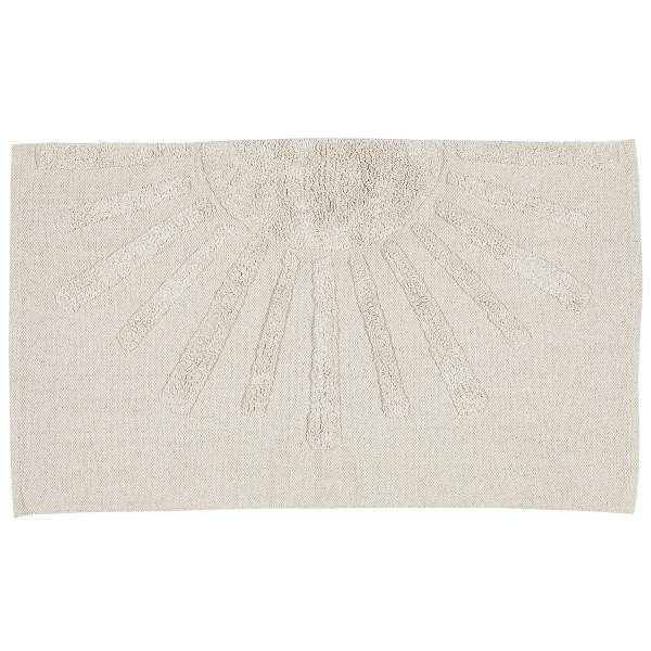 Cotton rug SUN natural, oekotex, 60x90cm
