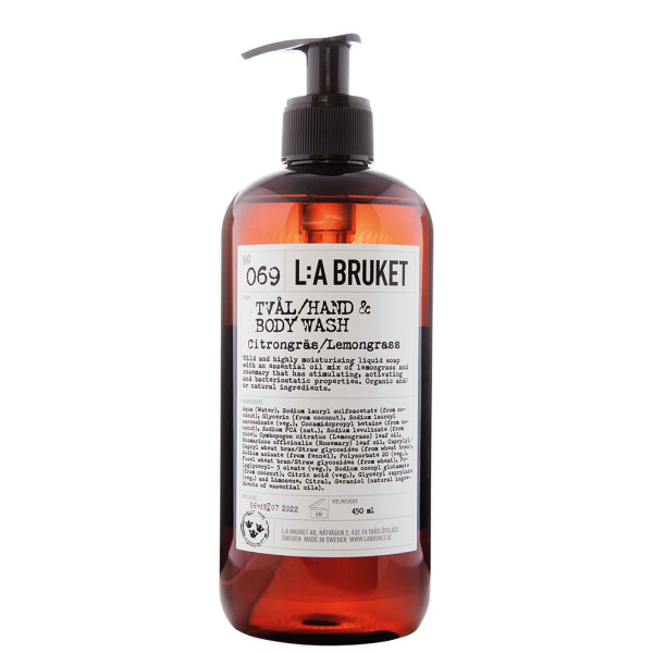 Lavage mains et corps à la citronnelle, 450 ml