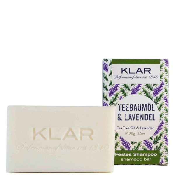 Solid Shampoo Tea Tree Oil & Lavender 100g