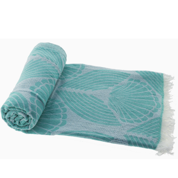 Hamam Badetuch Muschel Mint