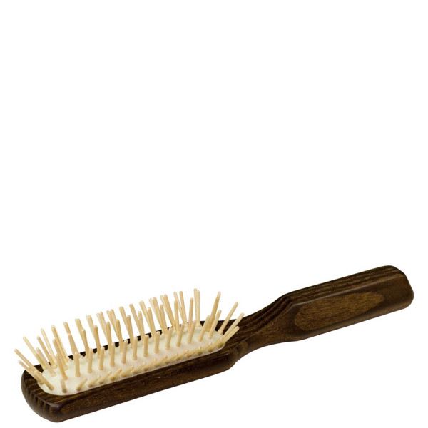 Brosse à cheveux en bois à 5 rangées, thermowood