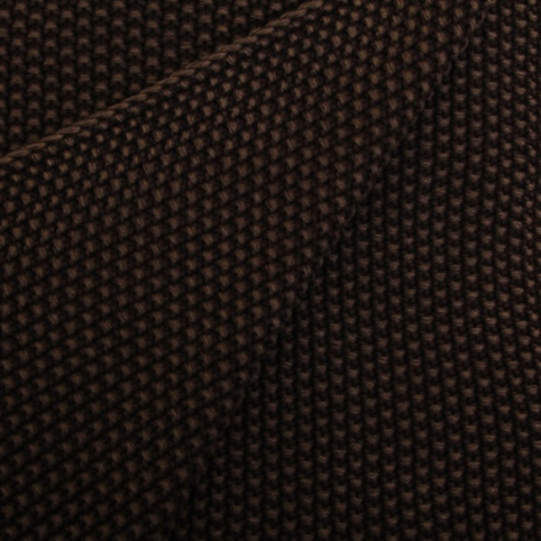 Cotton blanket coarse knit brown 130cm x 170cm