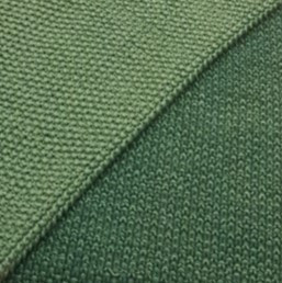 cotton blanket fine knit dark green 130cm x 170cm