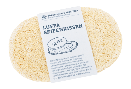 Luffa-Seifenkissen, oval